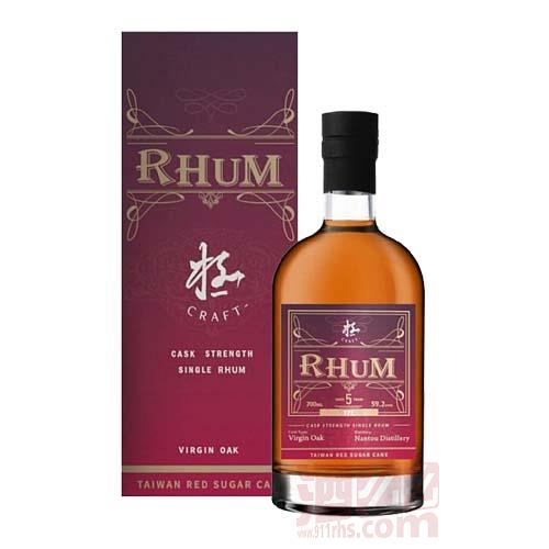 極CRAFT原桶強度台灣紅甘蔗單一蘭姆酒
