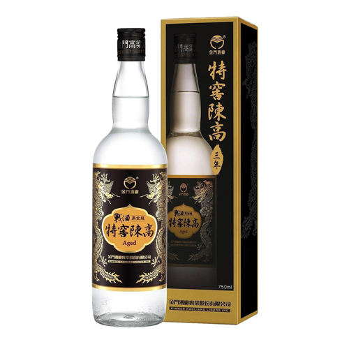 金門酒廠戰酒黑金龍特窖陳年高粱酒
