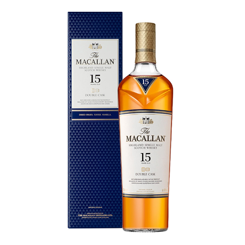 麥卡倫15年雪莉雙桶系列單一麥芽威士忌