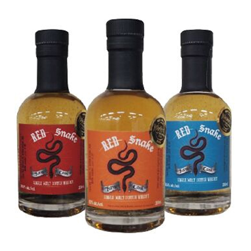 黑蛇小紅蛇(200ml三瓶組)單一原桶強度麥芽威士忌