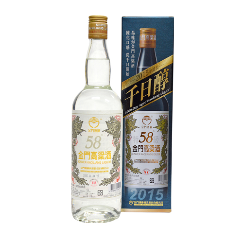 金門酒廠58度千日醇(2015)高粱酒