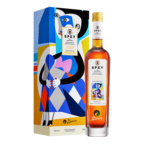 詩貝X畢加索2005(靈感系列-蜷坐的女人)單一麥芽威士忌