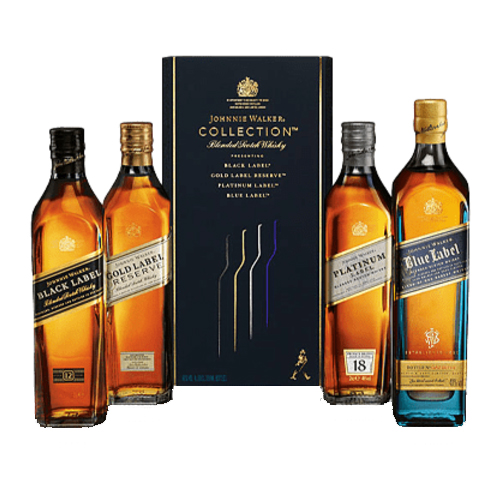 約翰走路豪華精裝版四入組蘇格蘭威士忌【禮盒】