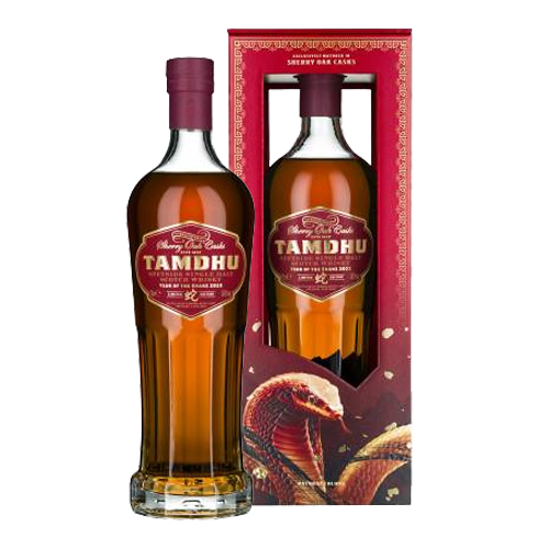 坦杜蛇年生肖版雪莉桶限量批次原酒單一麥芽威士忌