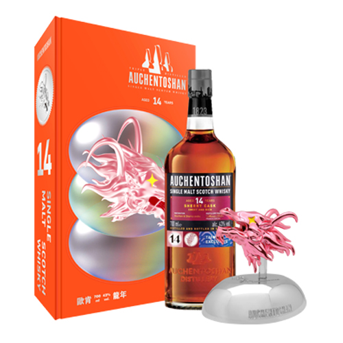 歐肯14年豐馥紫雪莉(2024兆紫龍)單一麥芽威士忌【禮盒】