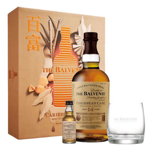 百富14年加勒比海蘭姆桶(2025新春)單一麥芽威士忌【禮盒】
