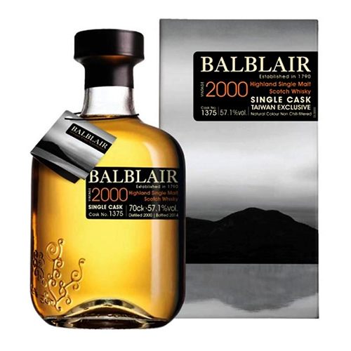 巴布萊爾2000原酒單一麥芽威士忌
