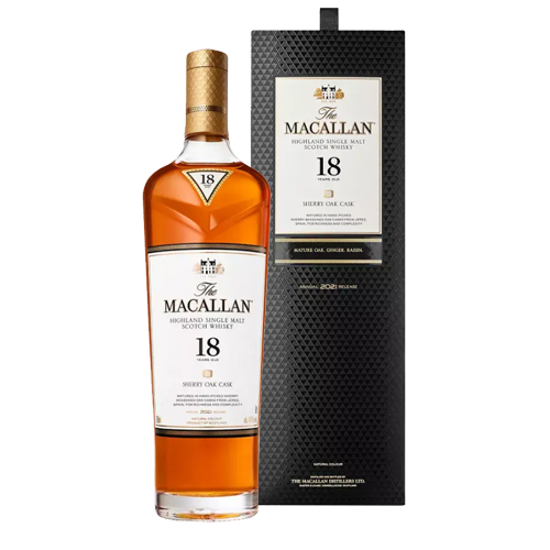 麥卡倫18年經典雪莉桶系列(2021)單一麥芽威士忌