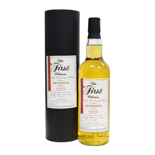 首席2009米爾頓道夫5年單一原桶麥芽威士忌