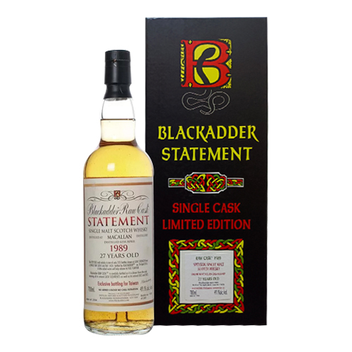 黑蛇1989麥卡倫27年STATEMENT原桶單一麥芽威士忌
