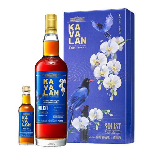 噶瑪蘭經典獨奏Vinho葡萄酒桶(2023限定)原酒單一麥芽威士忌【禮盒】
