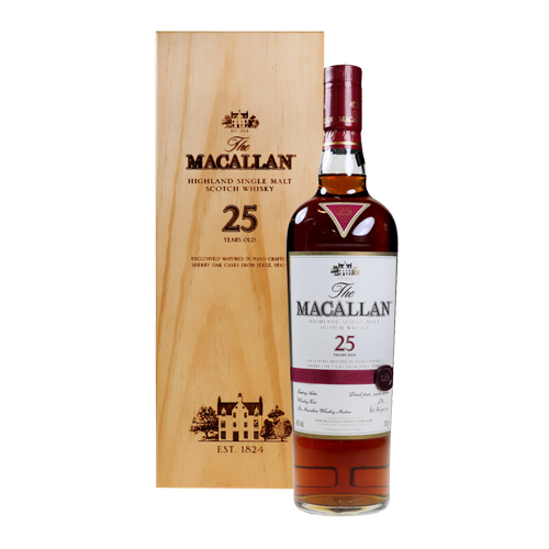 麥卡倫25年經典雪莉桶單一麥芽威士忌