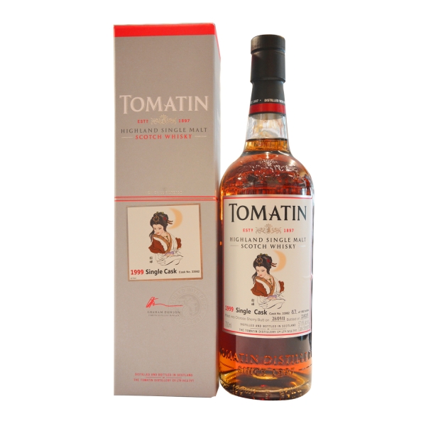 湯瑪丁1999四大美人(貂蟬)單桶原酒威士忌