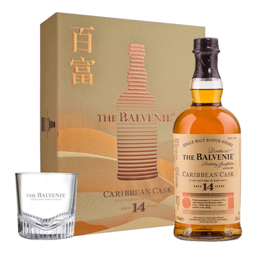 百富14年加勒比海蘭姆桶單一麥芽威士忌【禮盒】