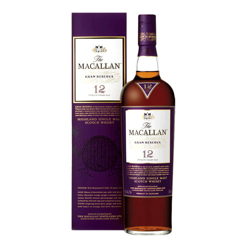 麥卡倫12年紫鑽單一麥芽威士忌
