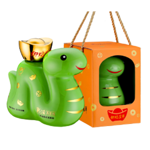 金門酒廠戰酒黑金龍御蛇呈祥紀念酒(綠)