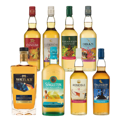 帝亞吉歐Spirited Xchange無垠之旅(2023SR) 8瓶組限量原酒單一麥芽威士忌