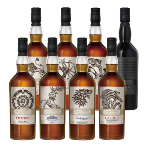 權力遊戲限量款(八瓶組)單一麥芽威士忌