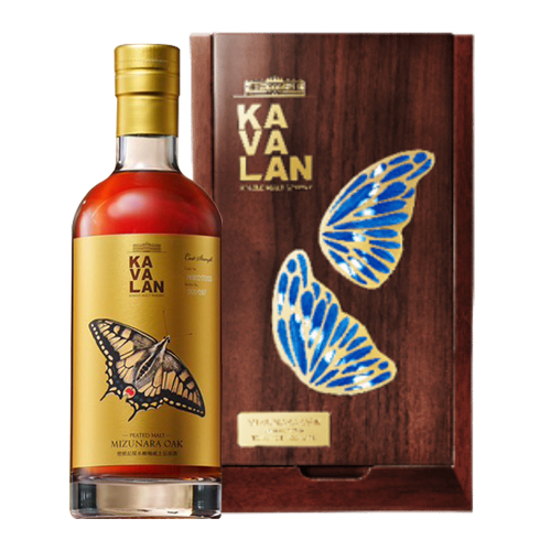 噶瑪蘭煙燻泥煤水楢桶(經典珍藏單入款-黃鳳蝶)原酒威士忌