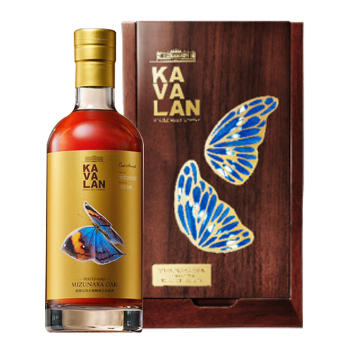 噶瑪蘭煙燻泥煤水楢桶(經典珍藏單入款-枯葉蝶)原酒威士忌