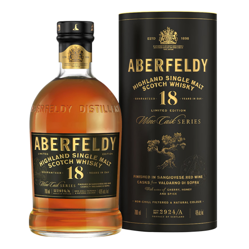 艾柏迪18年(義大利桑嬌維賽紅酒桶)單一麥芽威士忌