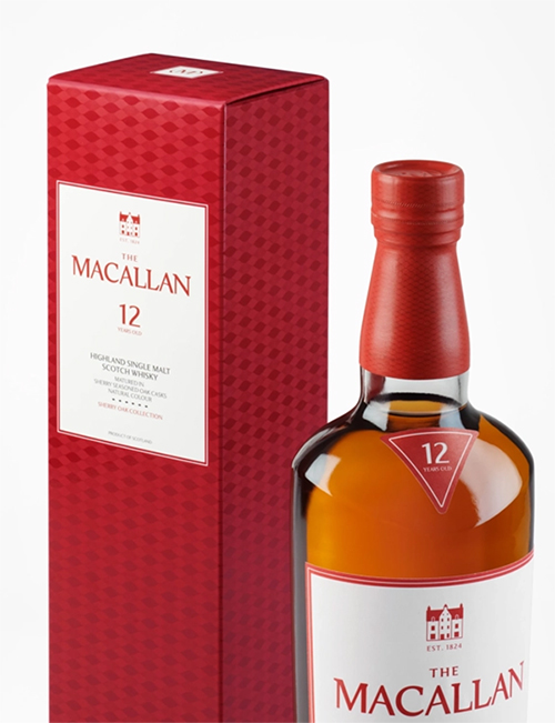 麥卡倫12年經典雪莉桶系列(2025紅)單一麥芽威士忌