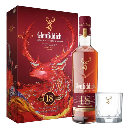 格蘭菲迪18年小批次雪莉(2025新春)單一麥芽威士忌【禮盒】