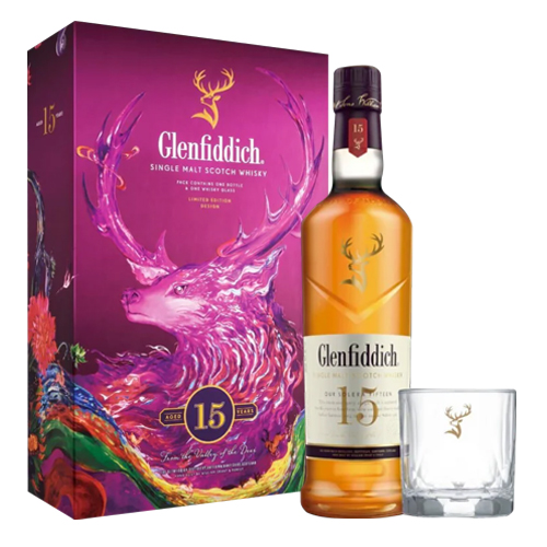 格蘭菲迪15年單一麥芽威士忌【禮盒】