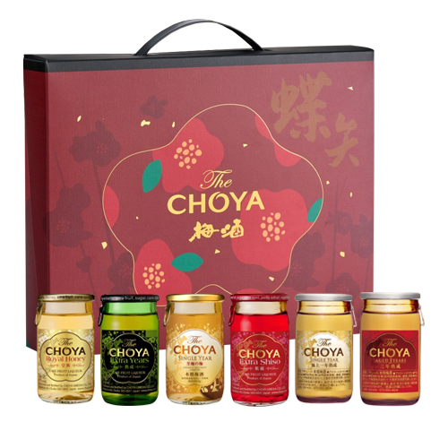 蝶矢系列梅酒六入小酒組【禮盒】